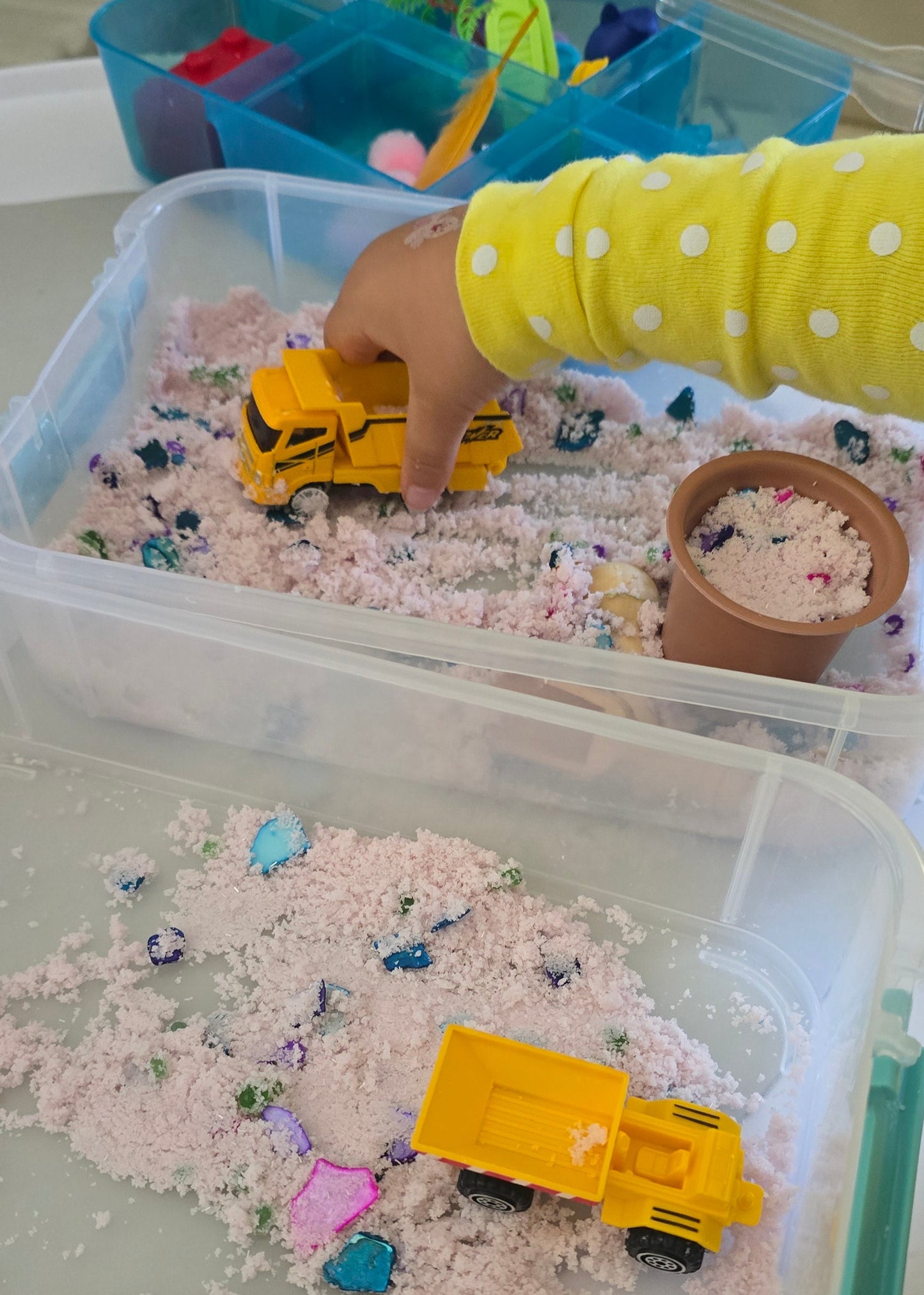 Lil Sandbox Large Construction Sensory Sand Box