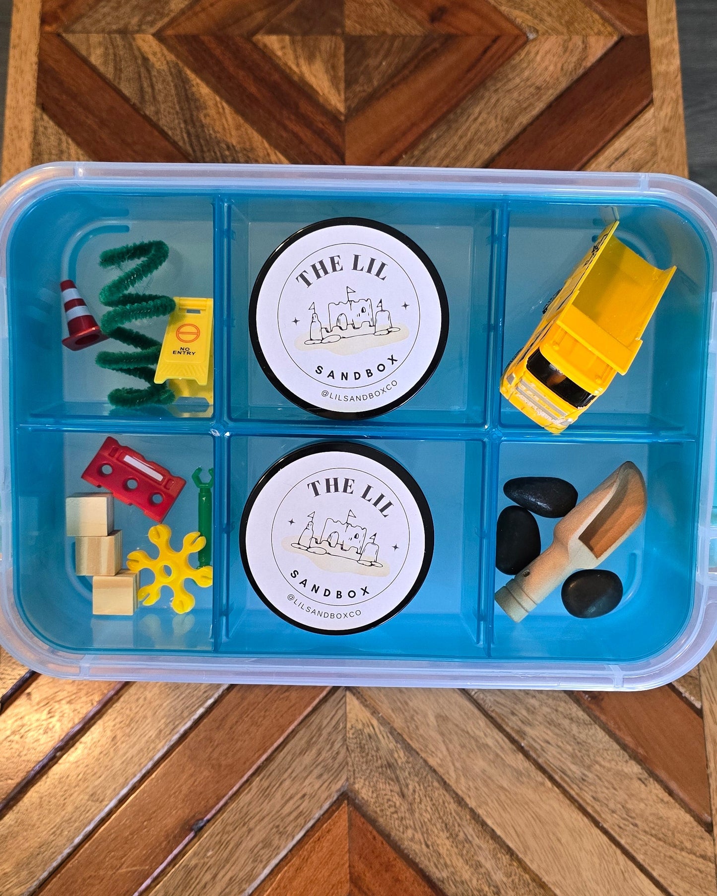 Lil Sandbox Large Construction Sensory Sand Box