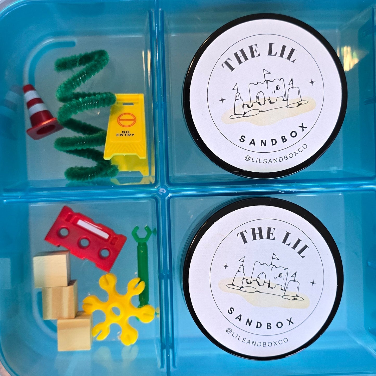 Lil Sandbox Large Construction Sensory Sand Box