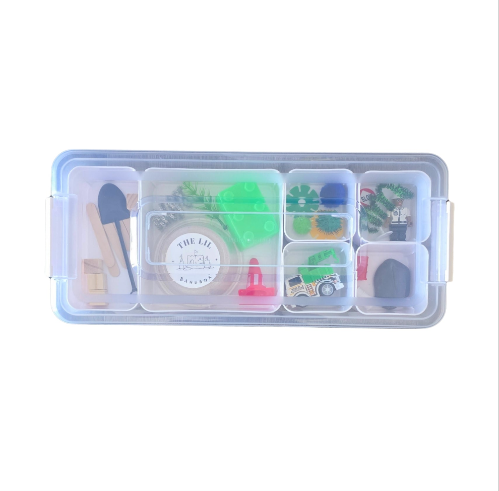 Lil Sandbox Large Trash Truck Sensory Sand Box