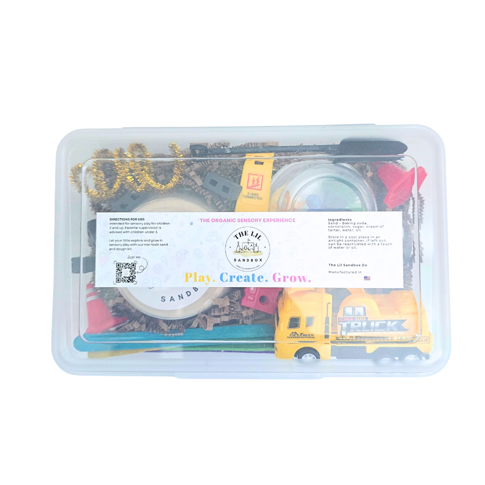Lil Sandbox Small Sensory Kit - Construction