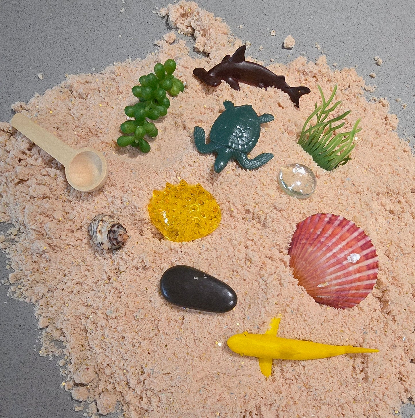 Beach Sensory Sand Pail Kit