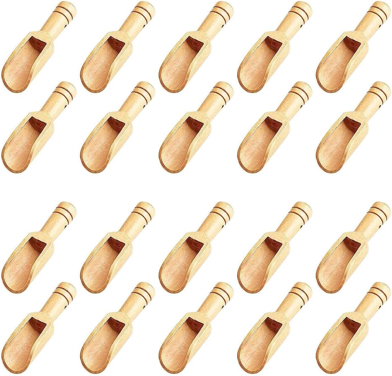 Mini Wooden Scoop