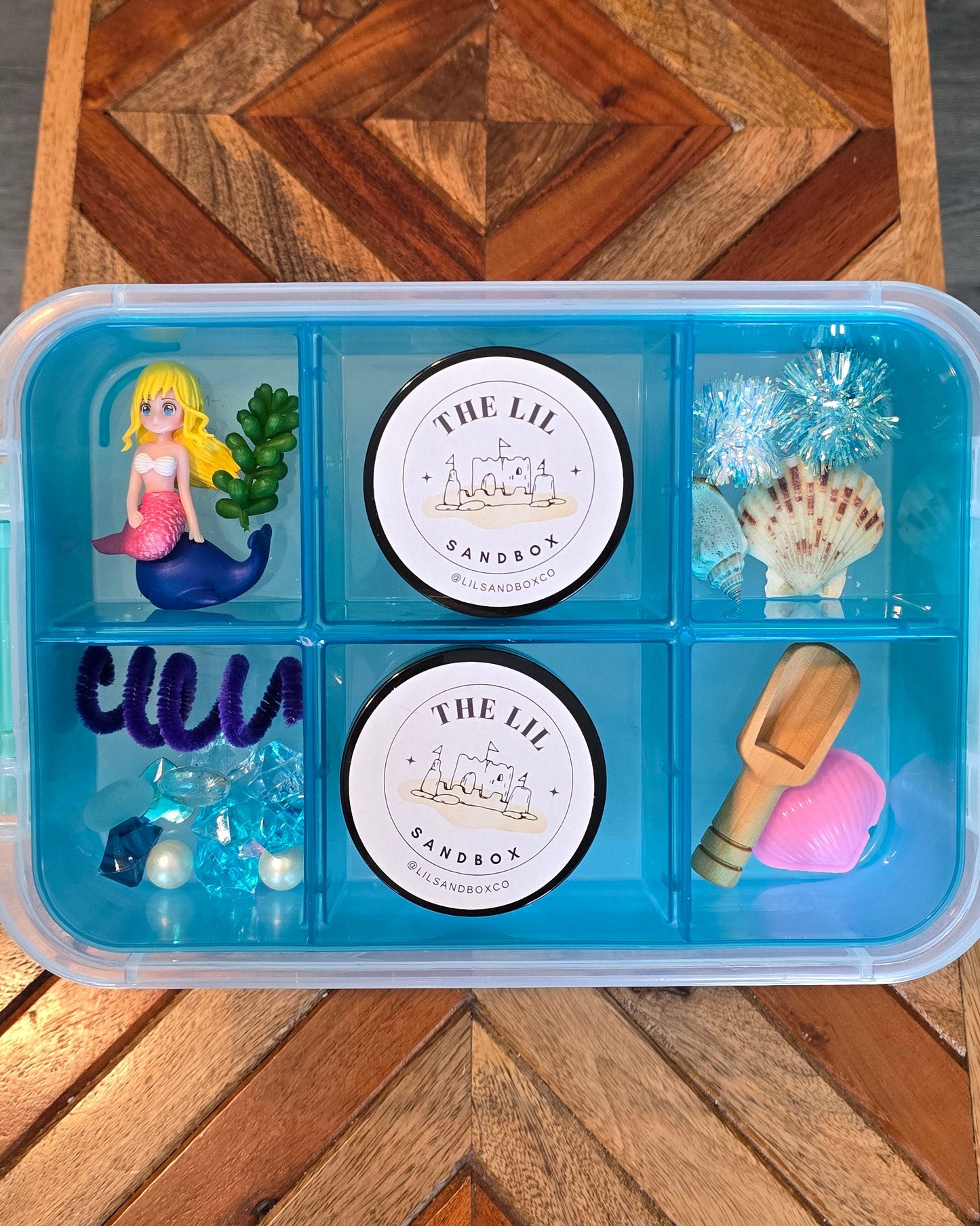 Lil Sandbox Large Mermaid Sensory Sand Box