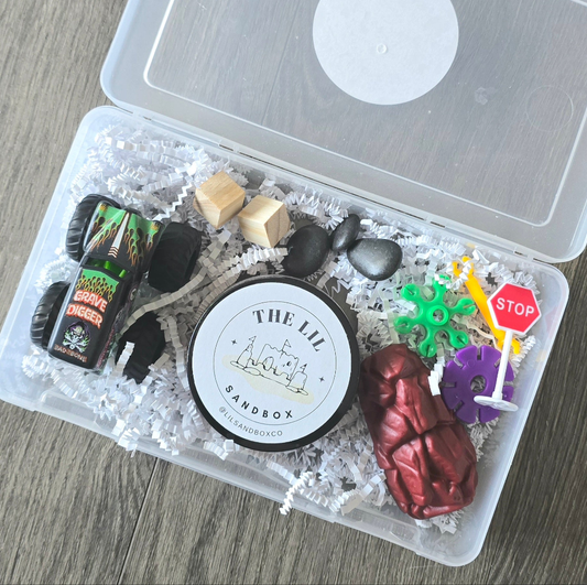 Lil Sandbox Monster Truck Sensory Sand Box