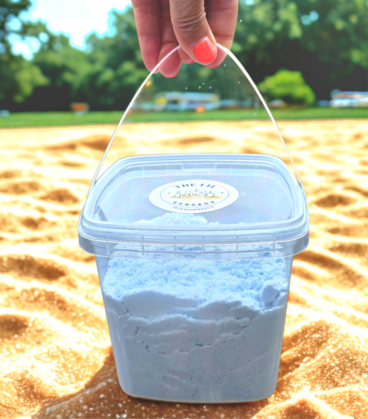 7 Cups of Lil Sandbox Sensory Sand Bucket