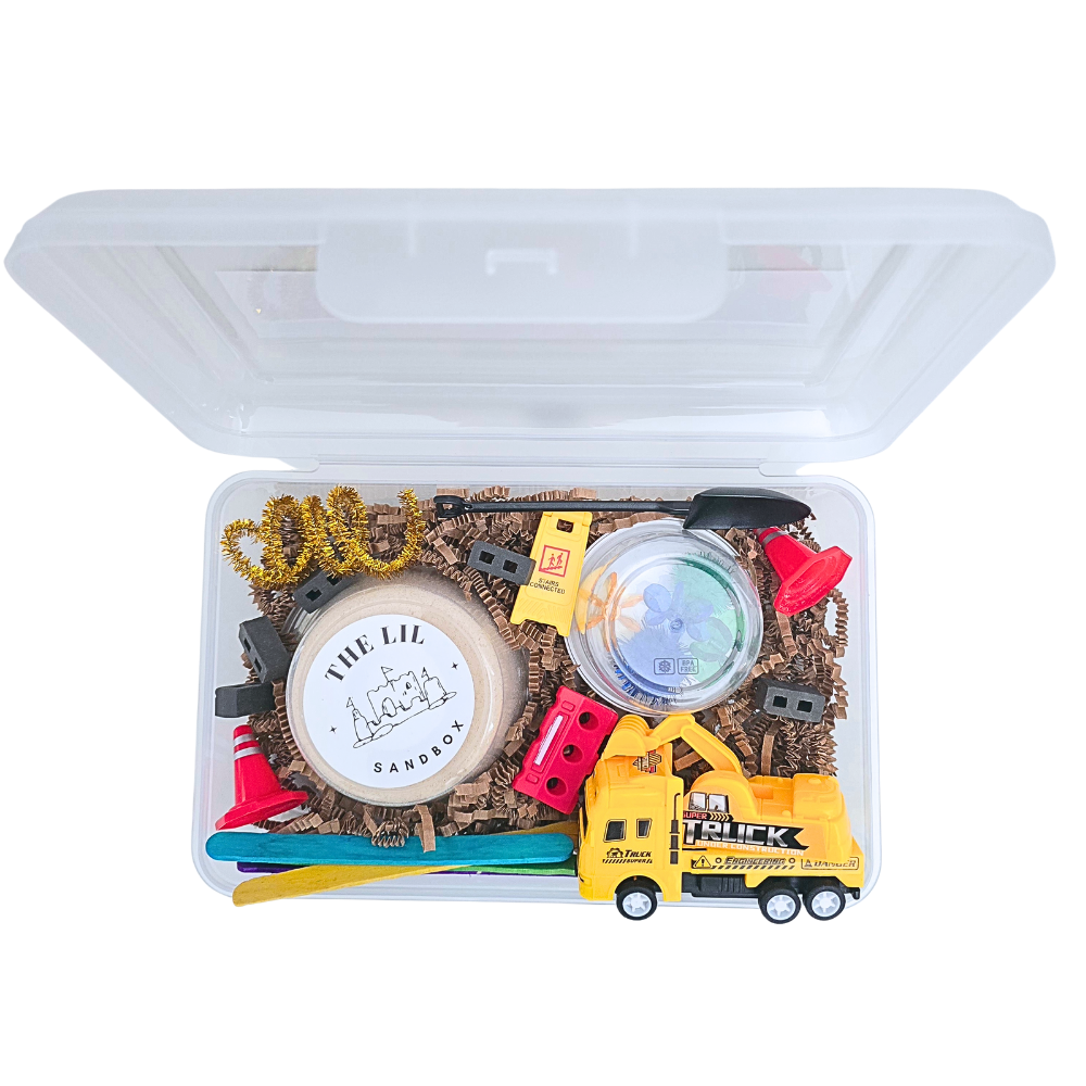 Lil Sandbox Small Sensory Kit - Construction