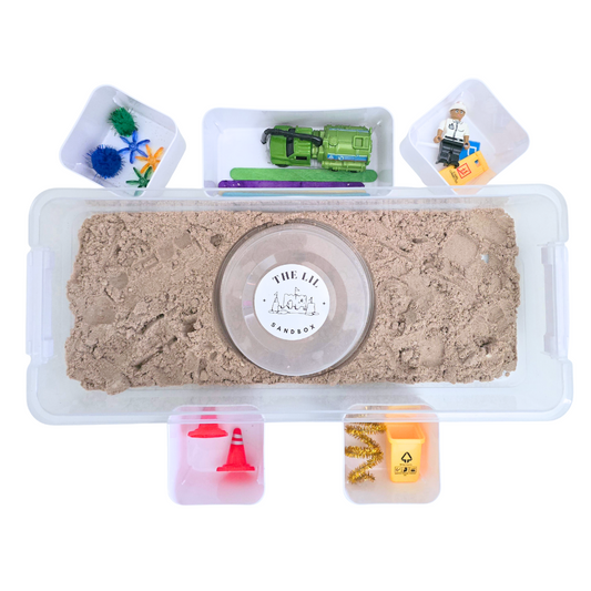 Lil Sandbox Large Sensory Kit - Trash Truck