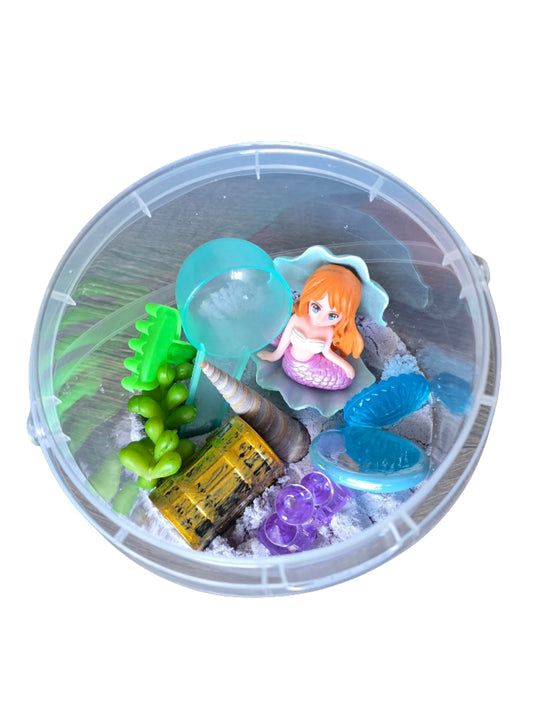 Lil Sandbox Mermaid Sensory Sand Pail