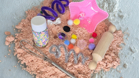 Lil Sandbox Cupcake Bakery Sensory Sand Box