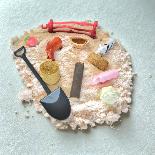 Lil Sandbox Farm Sensory Sand Box