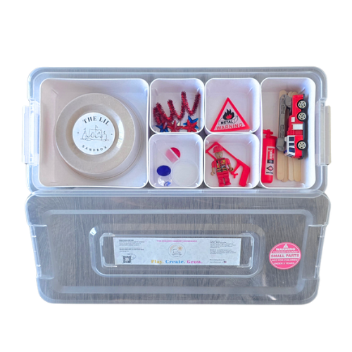 Lil Sandbox Large Sensory Kit - Firefighter